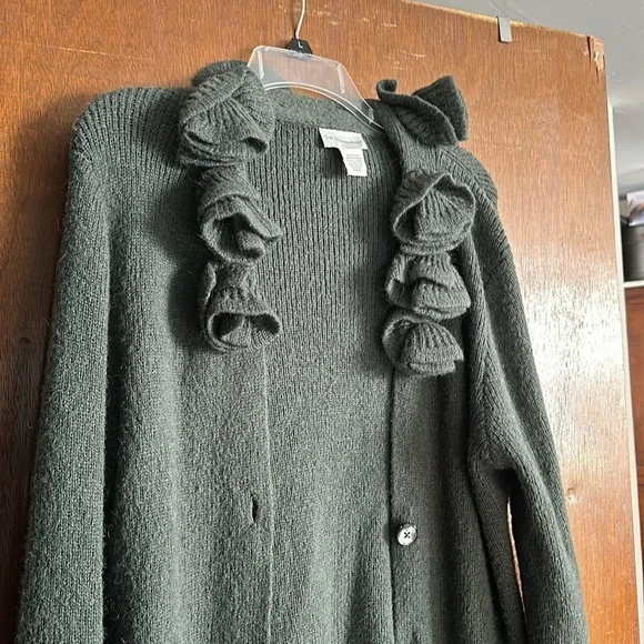 Soft surroundings X-Large green sweater - Picture 8 of 16